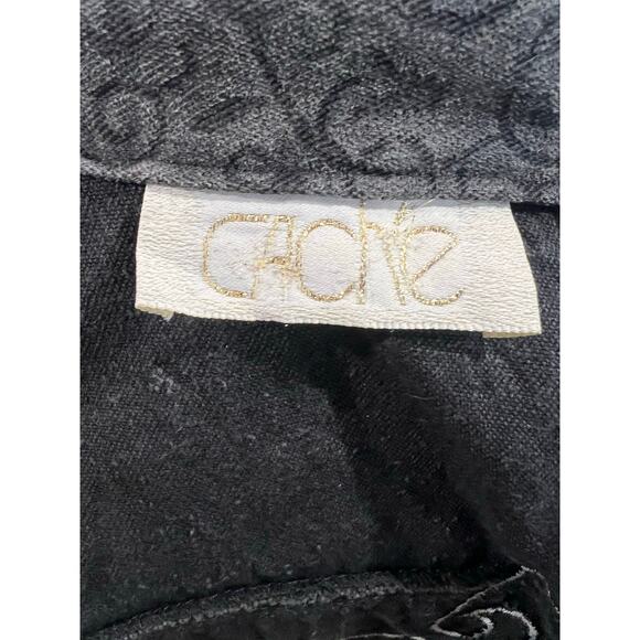 Vintage 80s/90s Caché Studded Cropped Jacket – XS – Rare Find - Picture 6 of 16